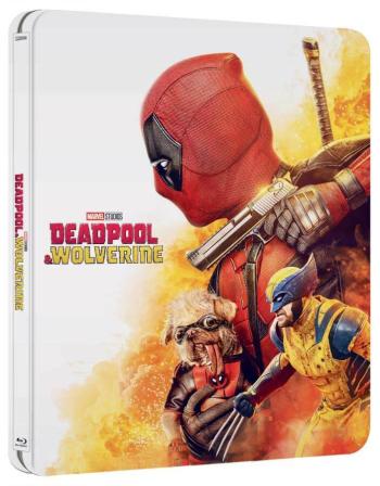 Deadpool a Wolverine (4K UHD + BLU-RAY) 2 disky - STEELBOOK - motiv DP