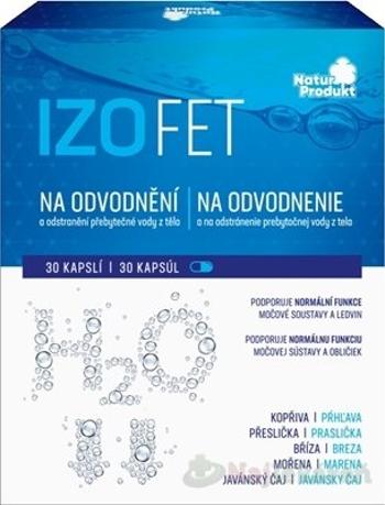 Naturprodukt Izofet na odvodnění 30 kapsúl