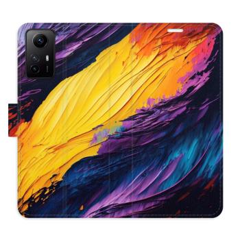 Flipové pouzdro iSaprio - Fire Paint - Xiaomi Redmi Note 12S