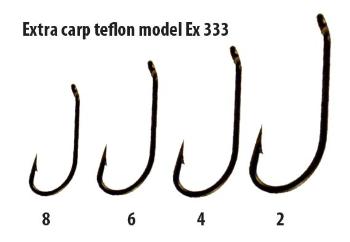 Extra carp háčky teflon série ex 333 ( 10ks v balení)-velikost 4