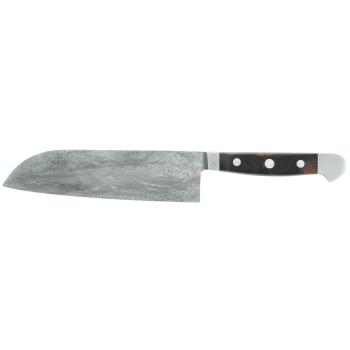 Santoku nůž DAMASCUS 18 cm, hnědá, Güde