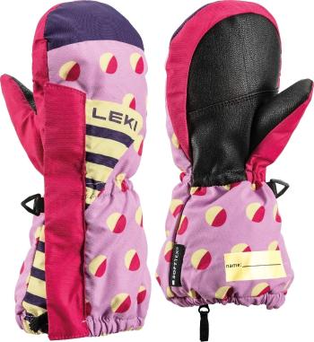 Leki Little Paw Mitt Long Orchid/Berry 5 Síkesztyű