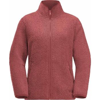 Jack Wolfskin HIGH CURL JACKET W Dámská outdoorová mikina, červená, velikost