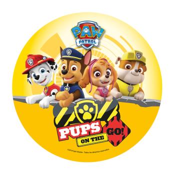 Dekora Jedlý papír - Paw Patrol Pups on the go 20 cm