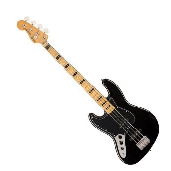 Fender Squier Classic Vibe 70s Jazz Bass MN LH Black Elektrická baskytara