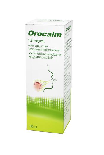 Orocalm 1,5 mg/ml orální sprej 30 ml