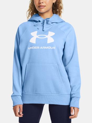 Under Armour UA Rival Fleece Big Logo Hdy Mikina Modrá