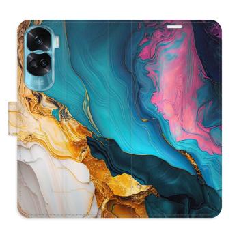 Flipové pouzdro iSaprio - Colourful Marble - Honor 90 Lite 5G