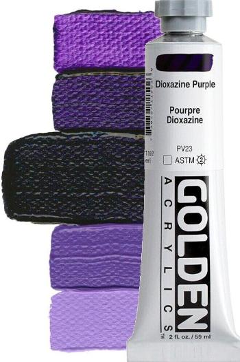 Golden Artist Colors Heavy Body Akrylová barva Dioxazine Purple 59 ml 1 ks