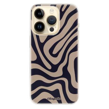 Odolné silikonové pouzdro iSaprio - Zebra Black - iPhone 14 Pro