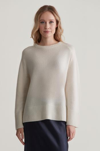 SVETR GANT CASHMERE C-NECK CREAM