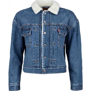 Levi's&reg; NEW HERITAGE SHERPA Dámská jeansová bunda, tmavě modrá, velikost