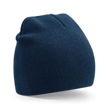 Beechfield Klasická recyklovaná čepice Beanie - Tmavě modrá