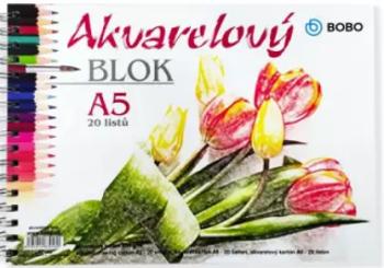 Akvarelový blok A5 20 listů