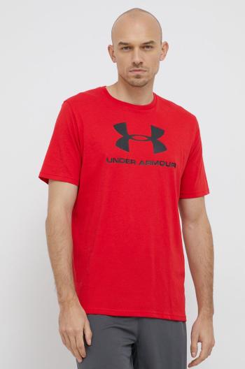 Under Armour 1329590 červená barva, s potiskem, 1329590-100