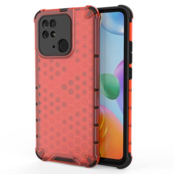 HONEYCOMB Ochranný kryt Xiaomi Redmi 10C červený