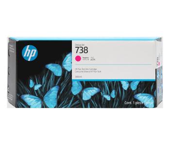 HP 738 676M7A purpurová (magenta) originální cartridge