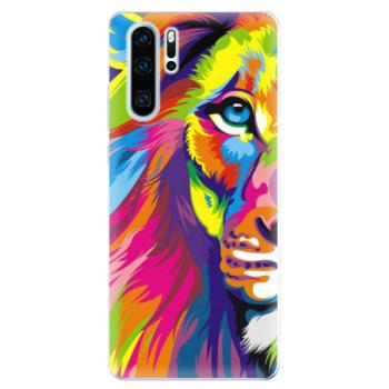 Odolné silikonové pouzdro iSaprio - Rainbow Lion - Huawei P30 Pro