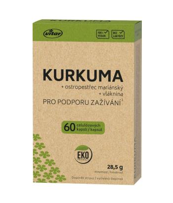 Vitar Kurkuma + ostropestřec mariánský EKO 60 kapslí