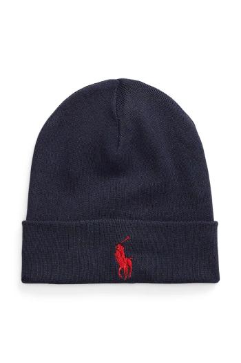 Bavlněná čepice Polo Ralph Lauren tmavomodrá barva, 710886138