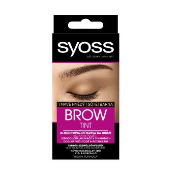 Syoss Brow Tint barva na obočí tmavě hnědá 17 ml