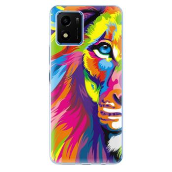 Odolné silikonové pouzdro iSaprio - Rainbow Lion - Vivo Y01