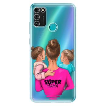 Odolné silikonové pouzdro iSaprio - Super Mama - Two Girls - Honor 9A