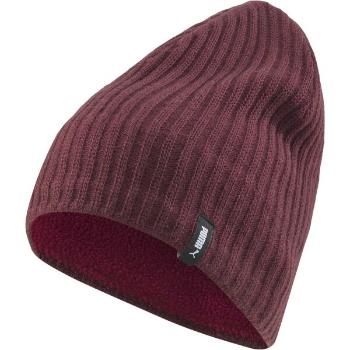 Puma ACTIV SLOUCHY BEANIE Dámská čepice, vínová, velikost