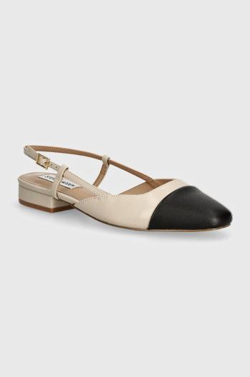 Kožené baleríny Steve Madden Belinda béžová barva, s odkrytou patou, SM11002823