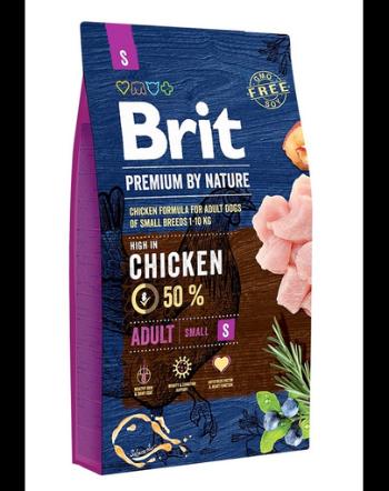 BRIT Premium By Nature Adult Small S Hrana uscata pentru caini adulti de talie mica 8 kg