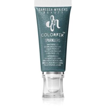 Danessa Myricks Beauty Colorfix Sparklers multifunkční líčidlo pro oči, rty a tvář odstín Evergreen 10 ml