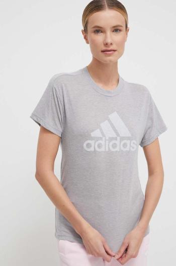 Tričko adidas šedá barva, IC0501