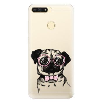 Silikonové pouzdro iSaprio - The Pug - Huawei Honor 7A