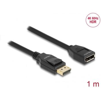 Delock DisplayPort 1.2 bővítőkábel 4K 60 Hz 1 m (80001)