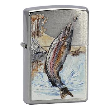 Zippo benzínový zapaľovač jumping trount 21862