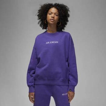 Jordan wmns wordmark fleece crew xs