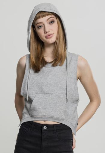 Urban Classics Ladies Hooded Terry Tank grey - L