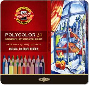 KOH-I-NOOR Polycolor Artist's Coloured Pencils Sada barevných tužek 24 ks