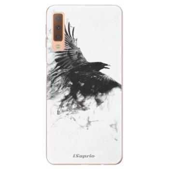 Odolné silikonové pouzdro iSaprio - Dark Bird 01 - Samsung Galaxy A7 (2018)