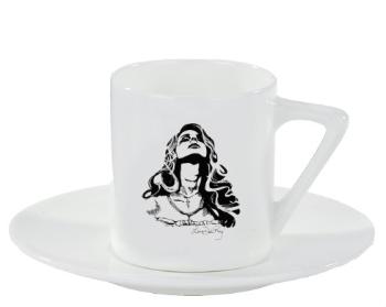 Espresso hrnek s podšálkem 100ml Lana Del Rey