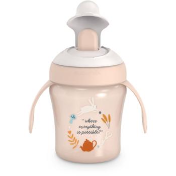 Suavinex Wonderland Learning Cup tréninkový hrnek Rose 200 ml