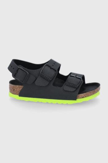 Dětské sandály Birkenstock černá barva