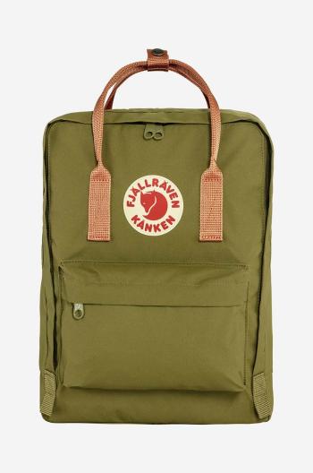 Batoh Fjallraven Kanken zelená barva, velký, s aplikací, F23510.631.241-241