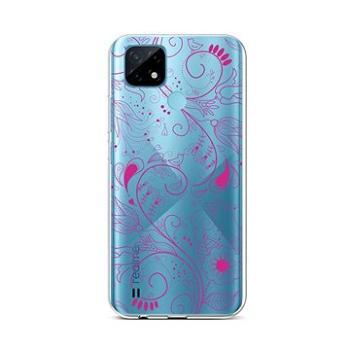 TopQ Realme C21 silikon Pink Ornament 66829 (Sun-66829)