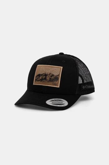 Kšiltovka Columbia Mesh Snap Back černá barva, s aplikací, 1652541