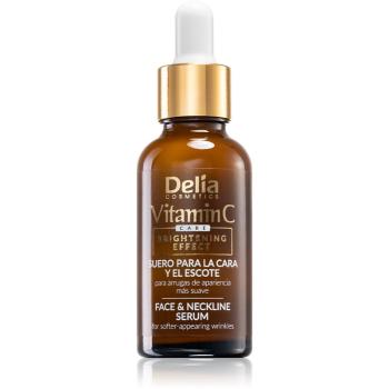 Delia Cosmetics Vitamin C rozjasňující sérum s vitaminem C na obličej a krk 30 ml