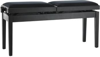 GEWA 130200 Deluxe Double  Dvojitá klavírní stolička Black Matt