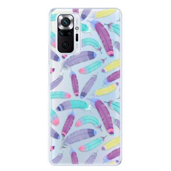 Odolné silikonové pouzdro iSaprio - Feather Pattern 01 - Xiaomi Redmi Note 10 Pro