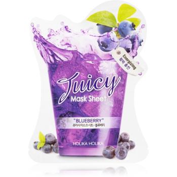 Holika Holika Juicy Mask Sheet Blueberry plátýnková maska s energizujícím účinkem 20 ml