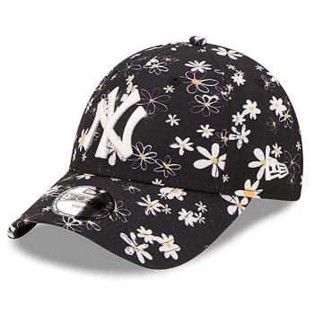 Dětská kšiltovka New Era 9Forty All Over Print Daisy Black MLB Adjustable cap - Youth